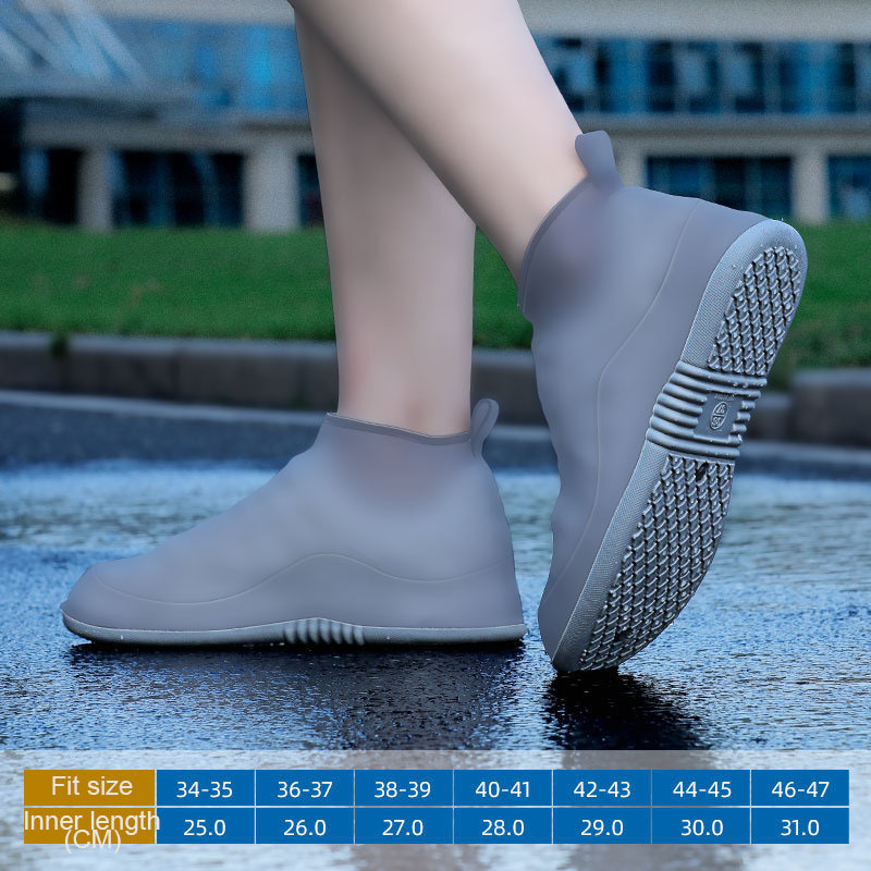 2024 New CWS Rain boots waterproof TPE rubber boots non-slip water shoes rainy day men and women children shoe covers