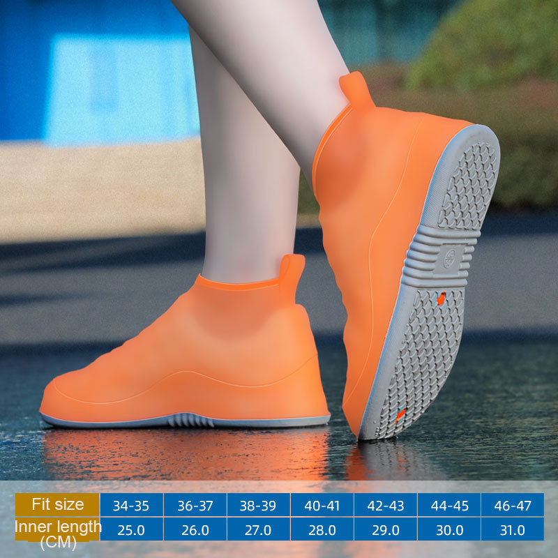 2024 New CWS Rain boots waterproof TPE rubber boots non-slip water shoes rainy day men and women children shoe covers