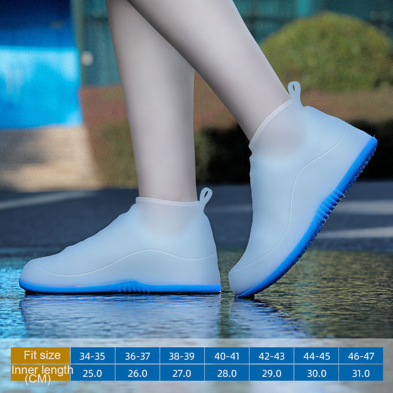 2024 New CWS Rain boots waterproof TPE rubber boots non-slip water shoes rainy day men and women children shoe covers