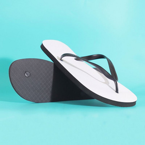 2024 Flip flops summer beach latest heat transfer print Prosub sublimation shoes flip flops men's blank sublimation rubber