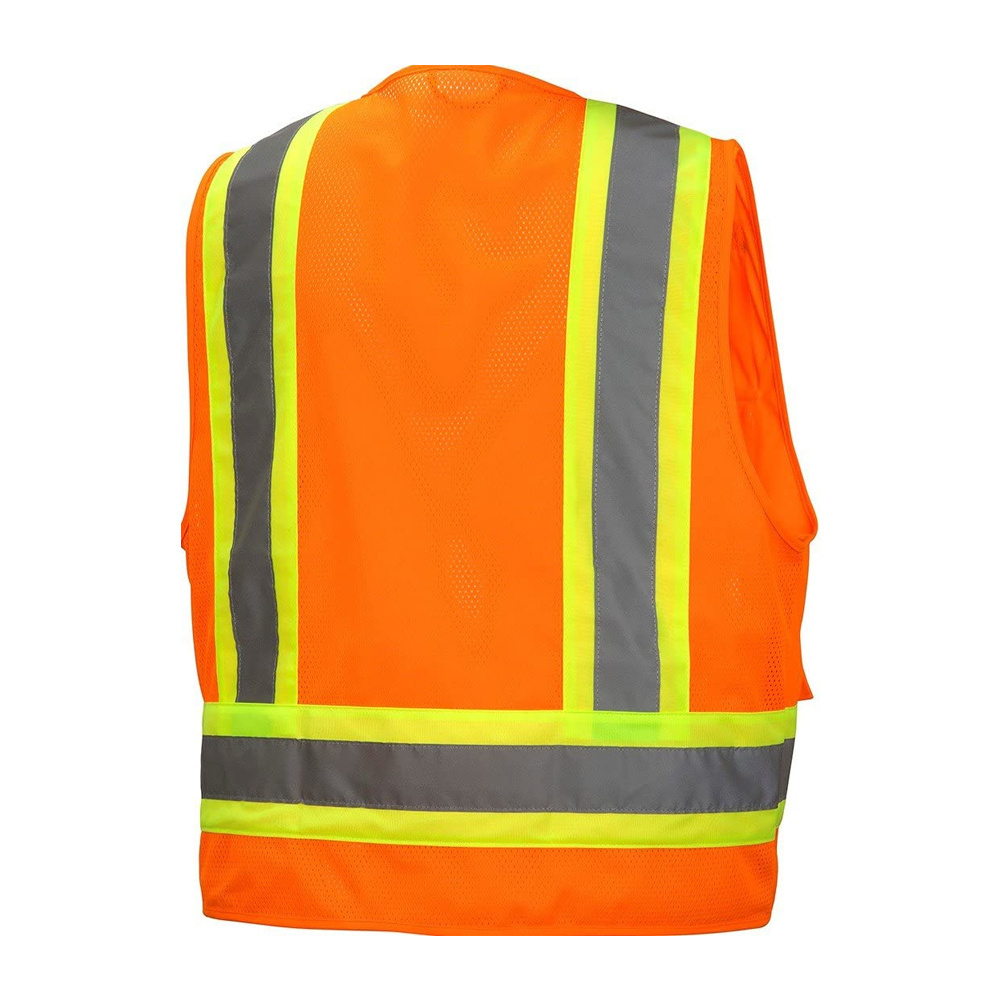 Wholesale High Visibility Security Reflective Safety Vest With Pocket Made in Best Material Safety Vest