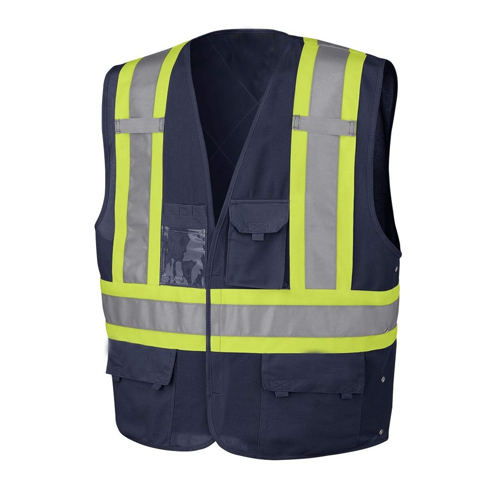 Wholesale High Visibility Security Reflective Safety Vest With Pocket Made in Best Material Safety Vest