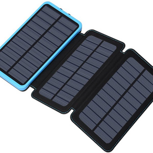 24000mAh Portable Dual USB Ports Waterproof Solar Power Charger Battery Pack