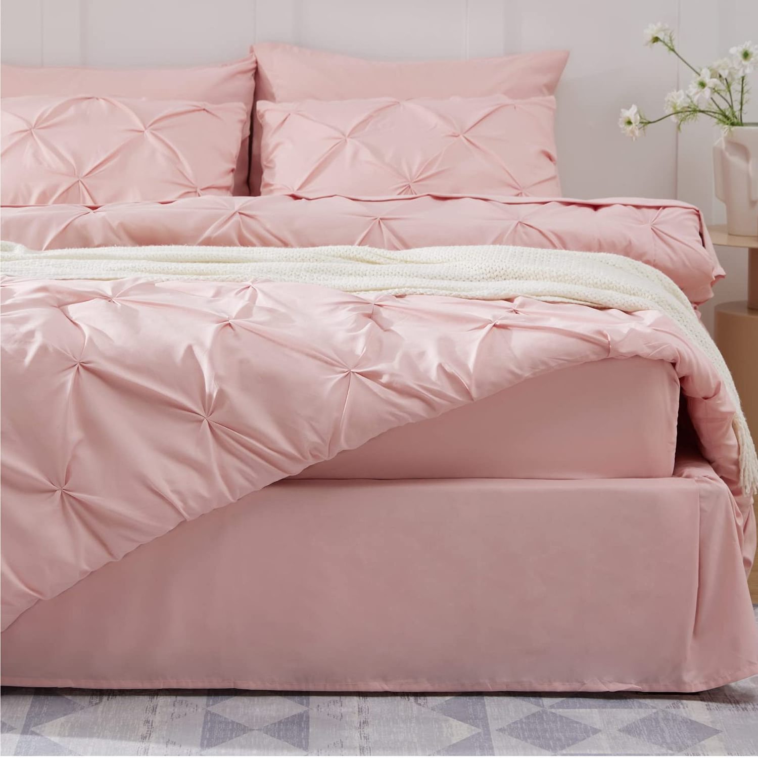 Wholesale comfortable polyester bedding set 2023 polyester bed sheets polyester quilt bedding set