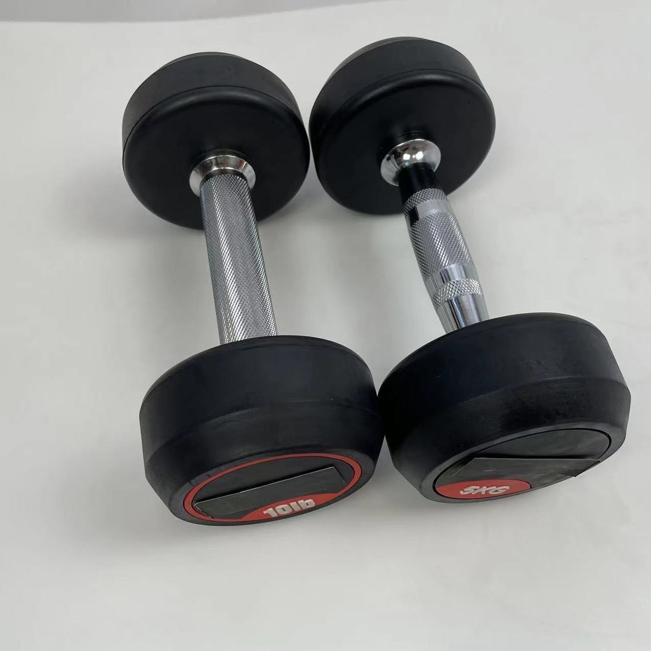 Sports Dumbbell 80kg 10lb Rubber Coated Round Dumbbell