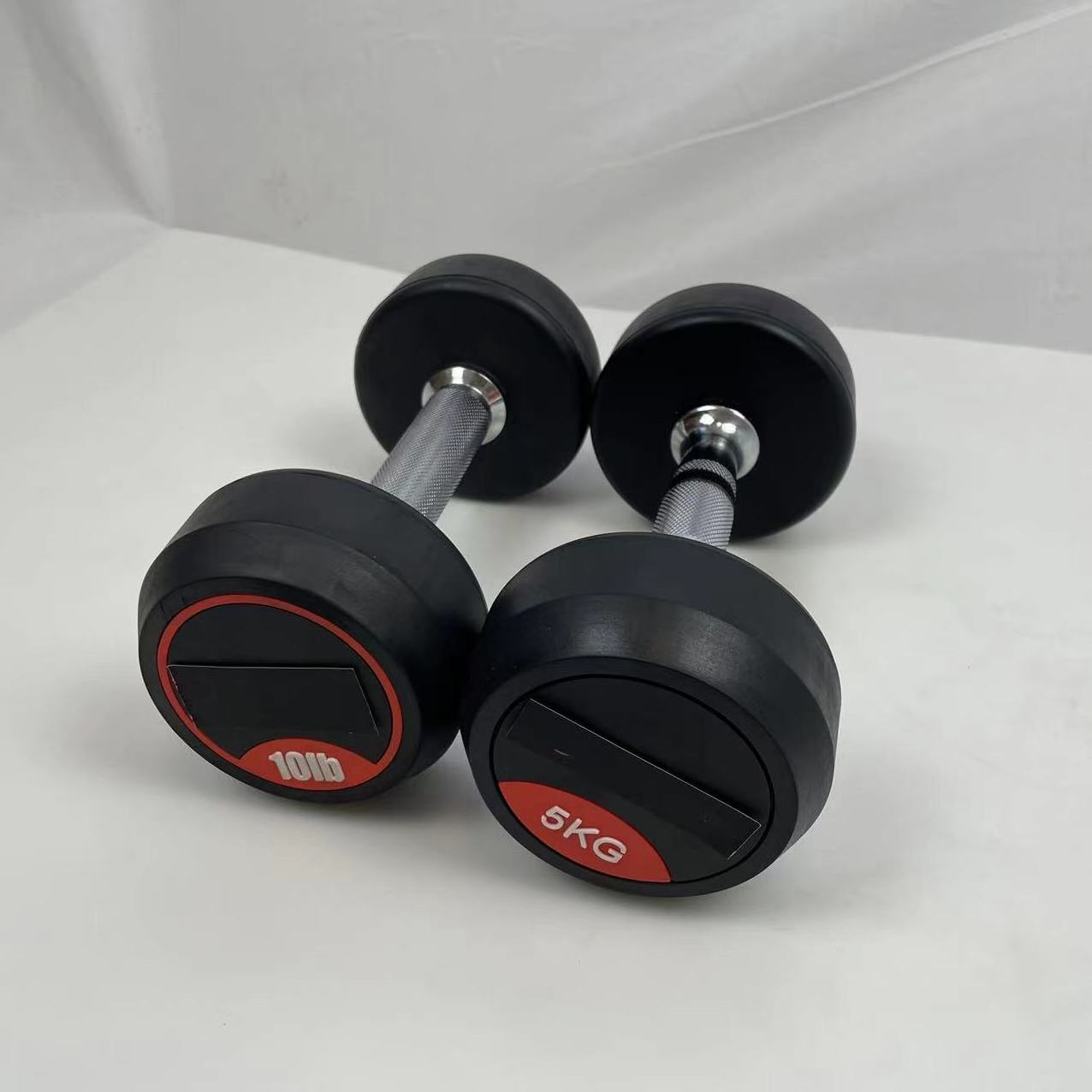 Sports Dumbbell 80kg 10lb Rubber Coated Round Dumbbell