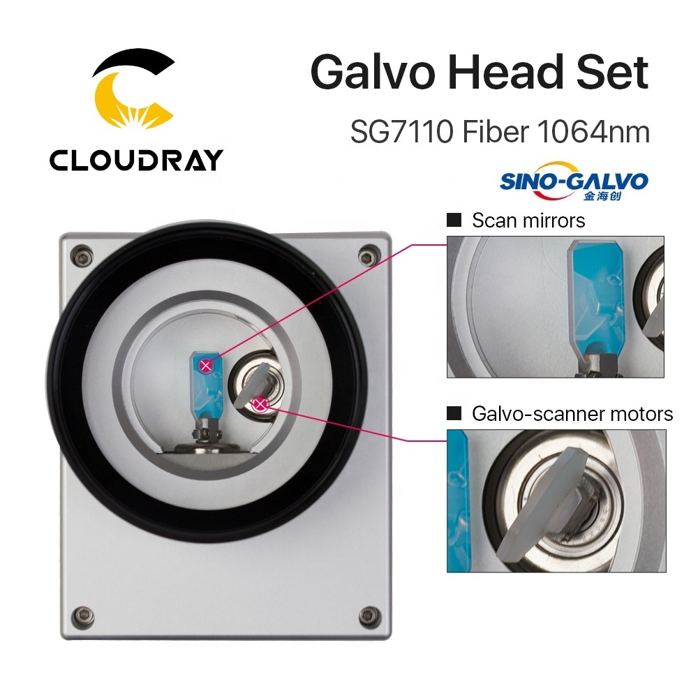 Cloudray AM05 CO2 Galvo Head  and Fiber Scanning Galvo Head For Marking Machine