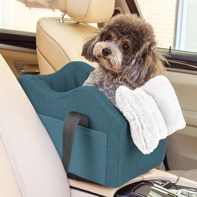 Dog Car Seat for Small Dog Center Console Seat for puppy travel pet carrier