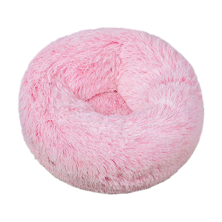 Ufbemo Custom Designer Polyester Fiber Pink Winter Cocoon Cama De Gato Katzenbett Pet Dog Cat Bed