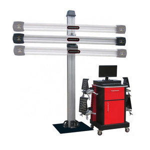 Automatic used 3d wheel alignment machine with cabinet