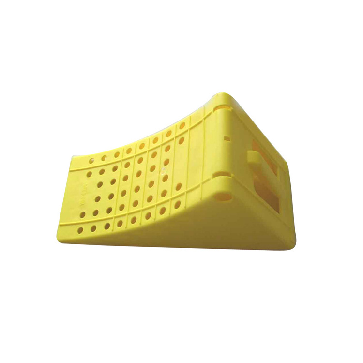 2024 hot sale low price plastic car or truck use heavy load yellow wheel chock