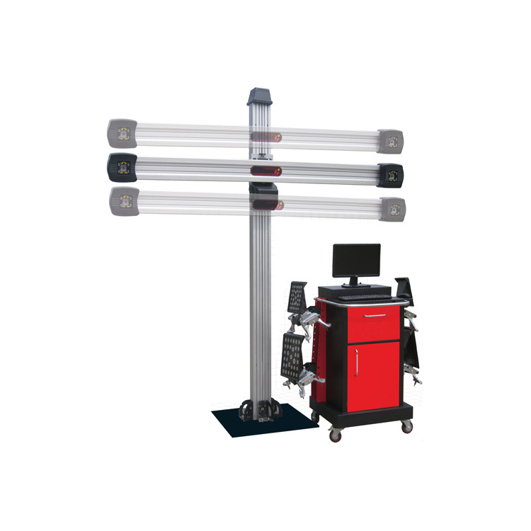 Moving used wheel alignment machine for sale with cabinet