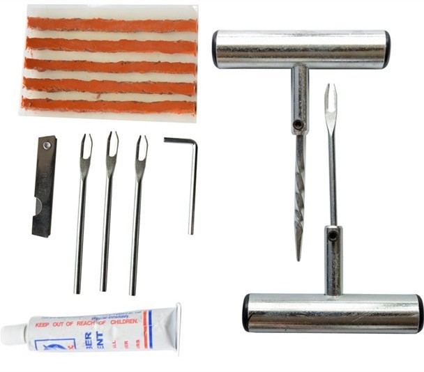 Heavy Duty Tubeless Steel- T style Tire Repair Tools