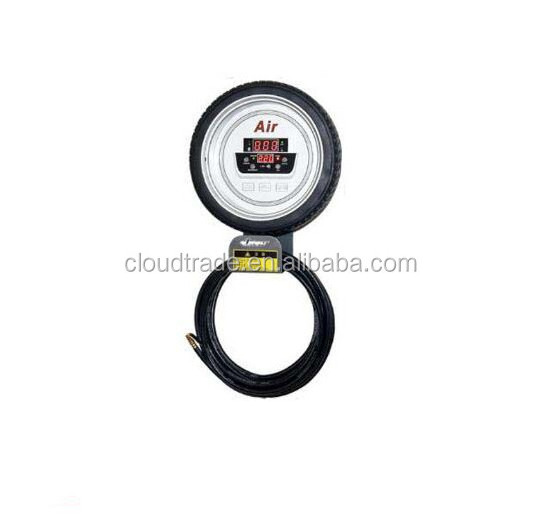 Wall-mounted tire inflator machine