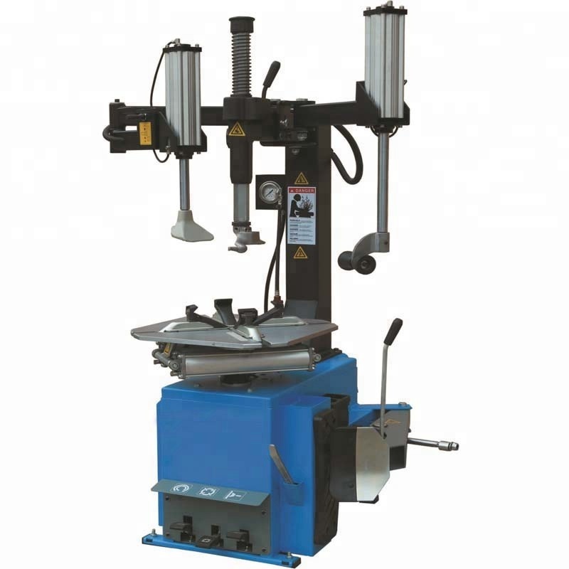 Cheap used blue car tire changer with auxiliary arm for sale