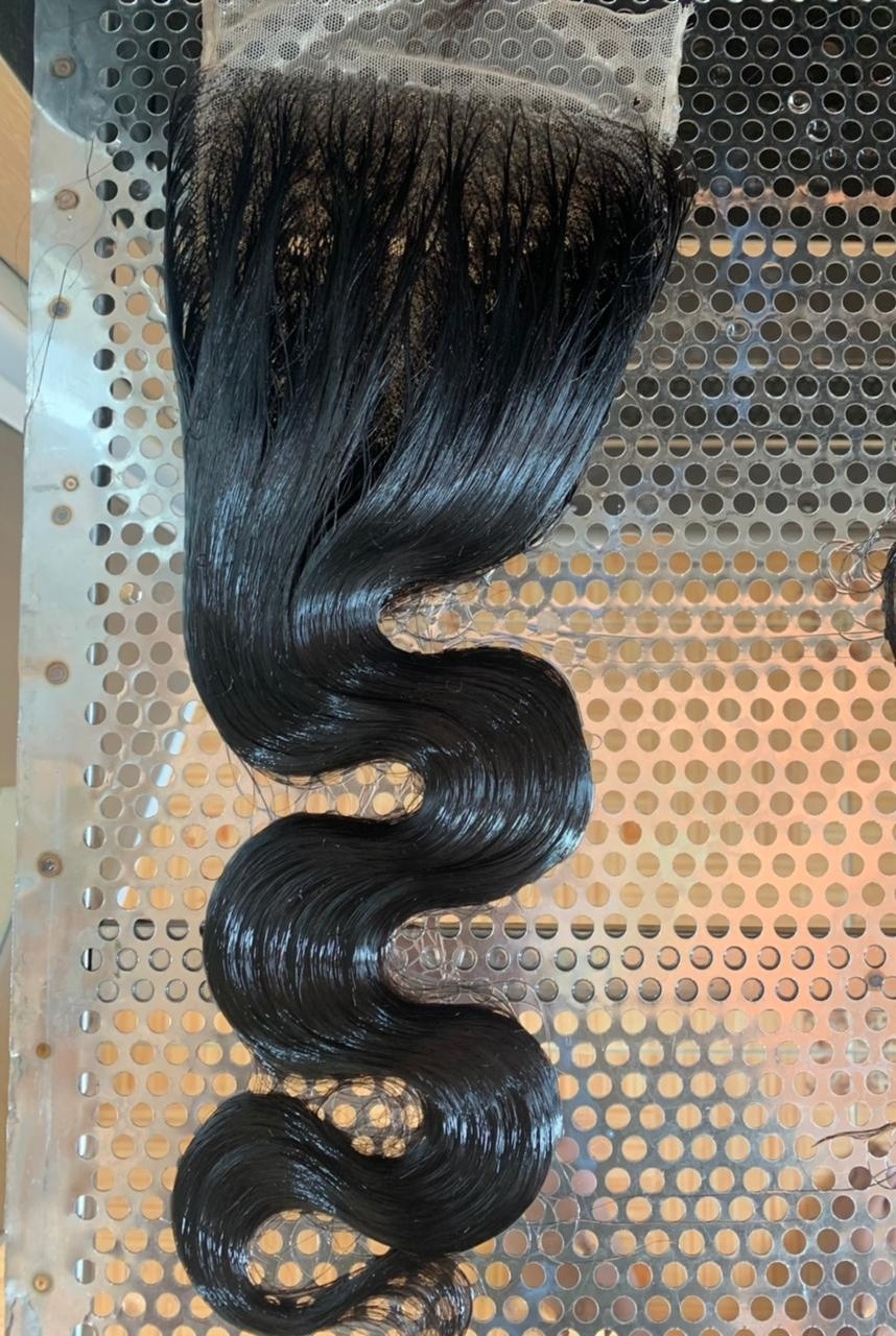 Body Wave 100% Unprocessed Straight Lace Closure 6x6 Inch Brazilian Virgin Hair Free Part 30 Inch Closure Human Hair Natural