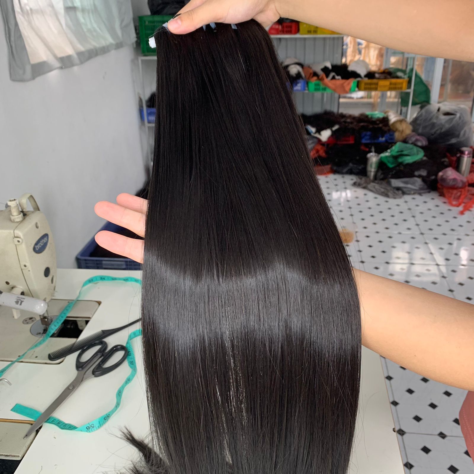 Vietnamese Raw Hair Extension,  Bone Straight Bundles Factory Cheap Price For Black Women, Vietnamese Straight Silky Hair