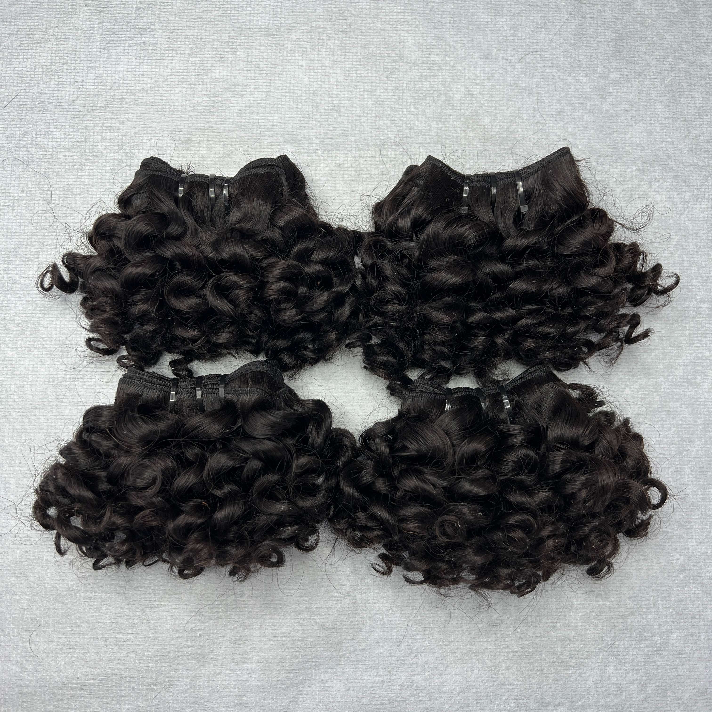 Eurasian Curly Hair Natural Black Color Vietnam Raw Hair High Quality For Black Women With Wholesale Price