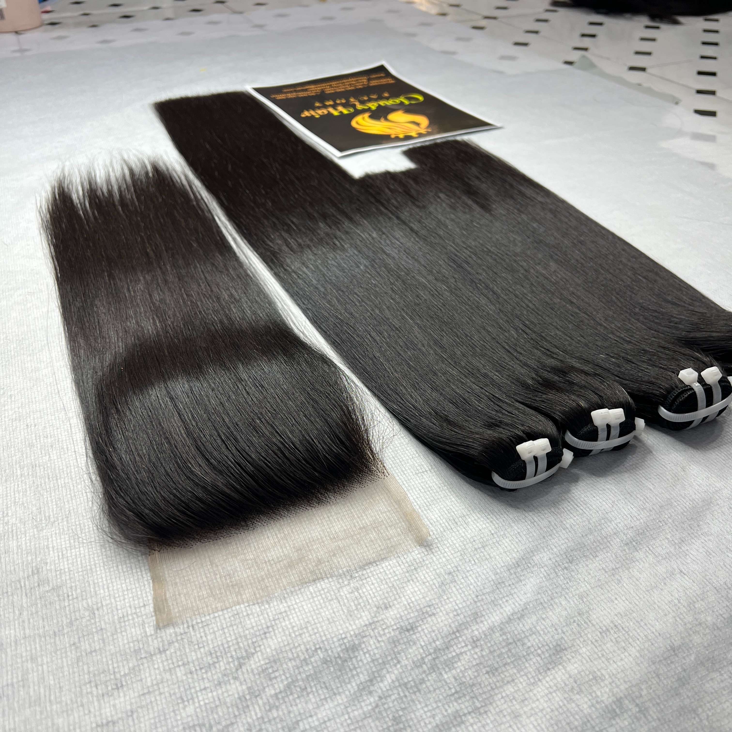 Vietnamese Raw Hair Extension,  Bone Straight Bundles Factory Cheap Price For Black Women, Vietnamese Straight Silky Hair