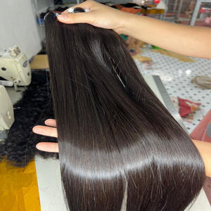 Vietnamese Raw Hair Extension,  Bone Straight Bundles Factory Cheap Price For Black Women, Vietnamese Straight Silky Hair