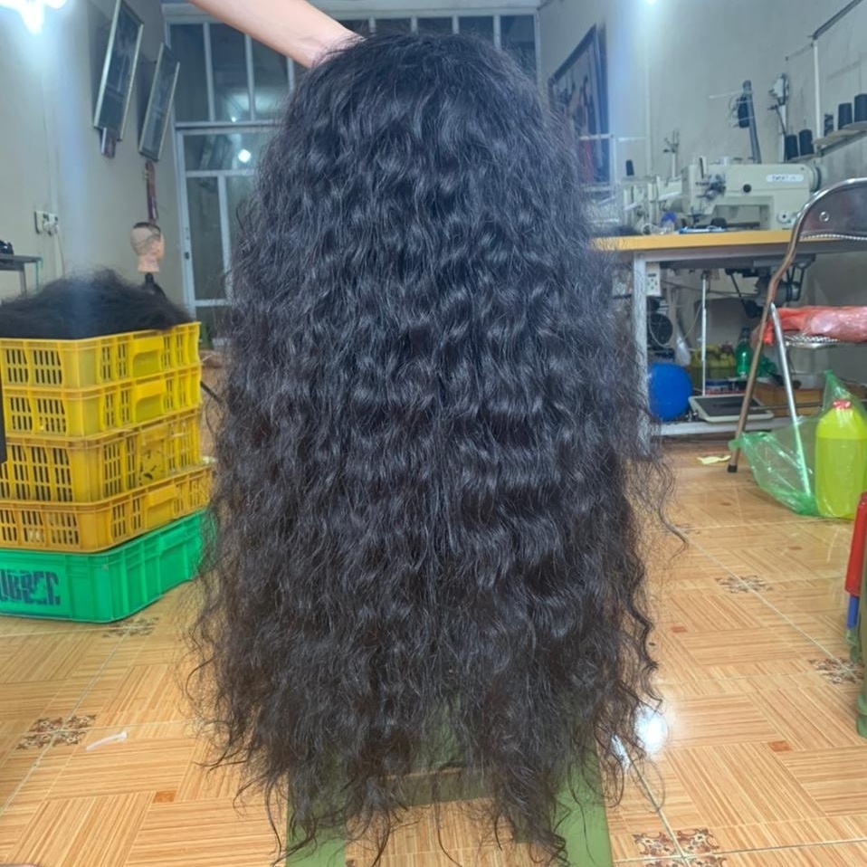 Hair that is naturally curly ~ 100% Frontal Wigs Human Hair Extension Factory Price List