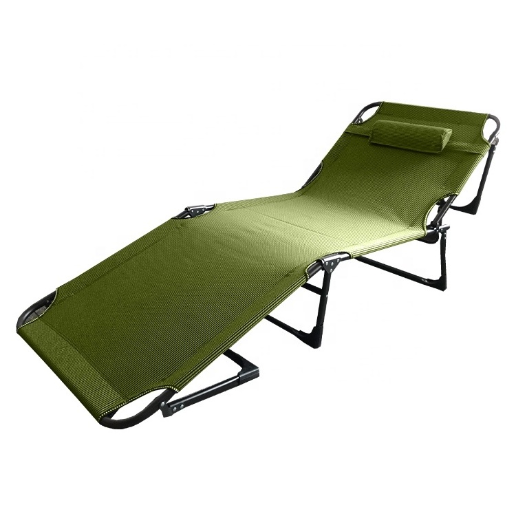 Adjustable Beds Foldable Outdoor Portable Beach Pool Chairs Sun Lounger Swimming Sun Lounger Folding Outdoor Day Bed