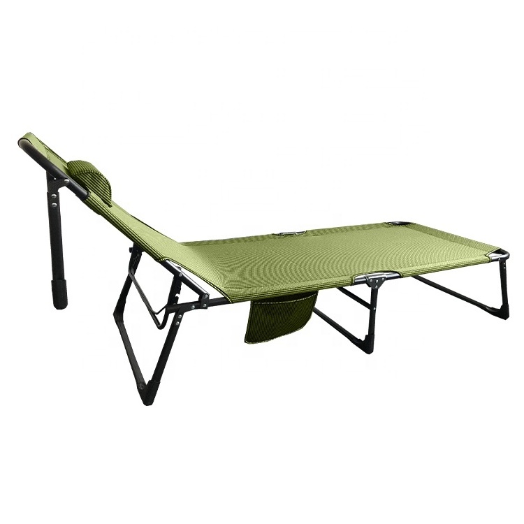 Adjustable Beds Foldable Outdoor Portable Beach Pool Chairs Sun Lounger Swimming Sun Lounger Folding Outdoor Day Bed