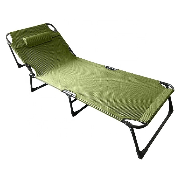 Adjustable Beds Foldable Outdoor Portable Beach Pool Chairs Sun Lounger Swimming Sun Lounger Folding Outdoor Day Bed