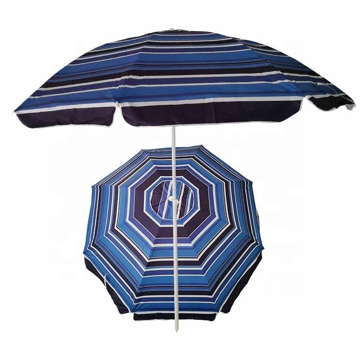 200Cm Sea Umbrella Custom Logo Outdoor Parasol Advertising Folding Picnic Table With Umbrella