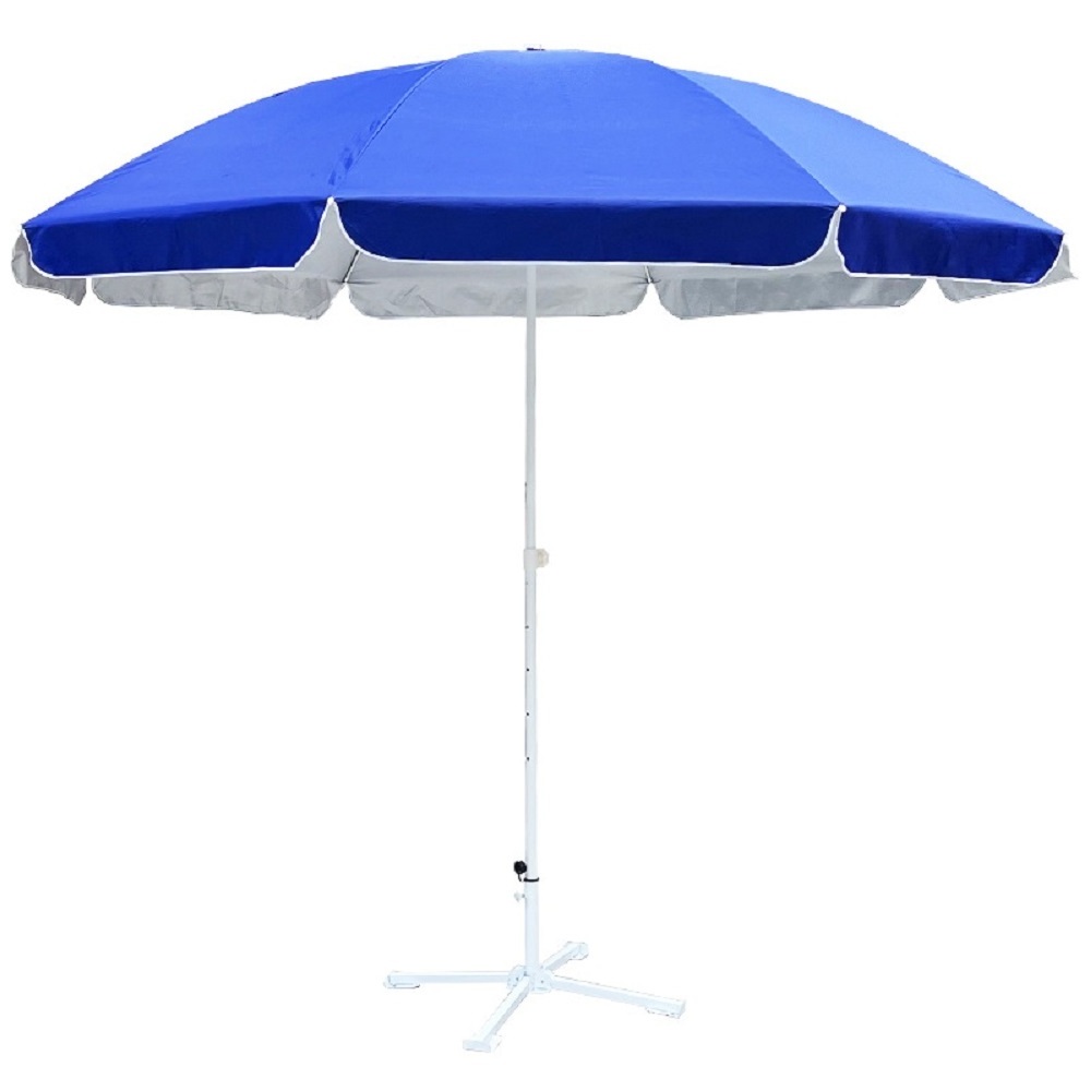 High Quality Advertising Custom Design Outdoor Beach Umbrella With Logo Print Sun Smart Promotional Umbrella For Beach