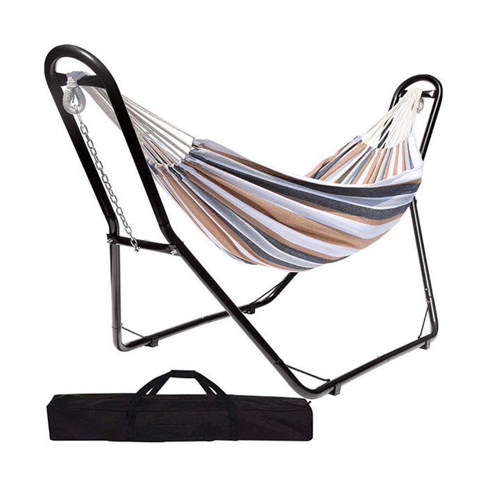 Portable Free Standing Hammock Folding Hammock Chair For Outdoor Picnic Garden Patio