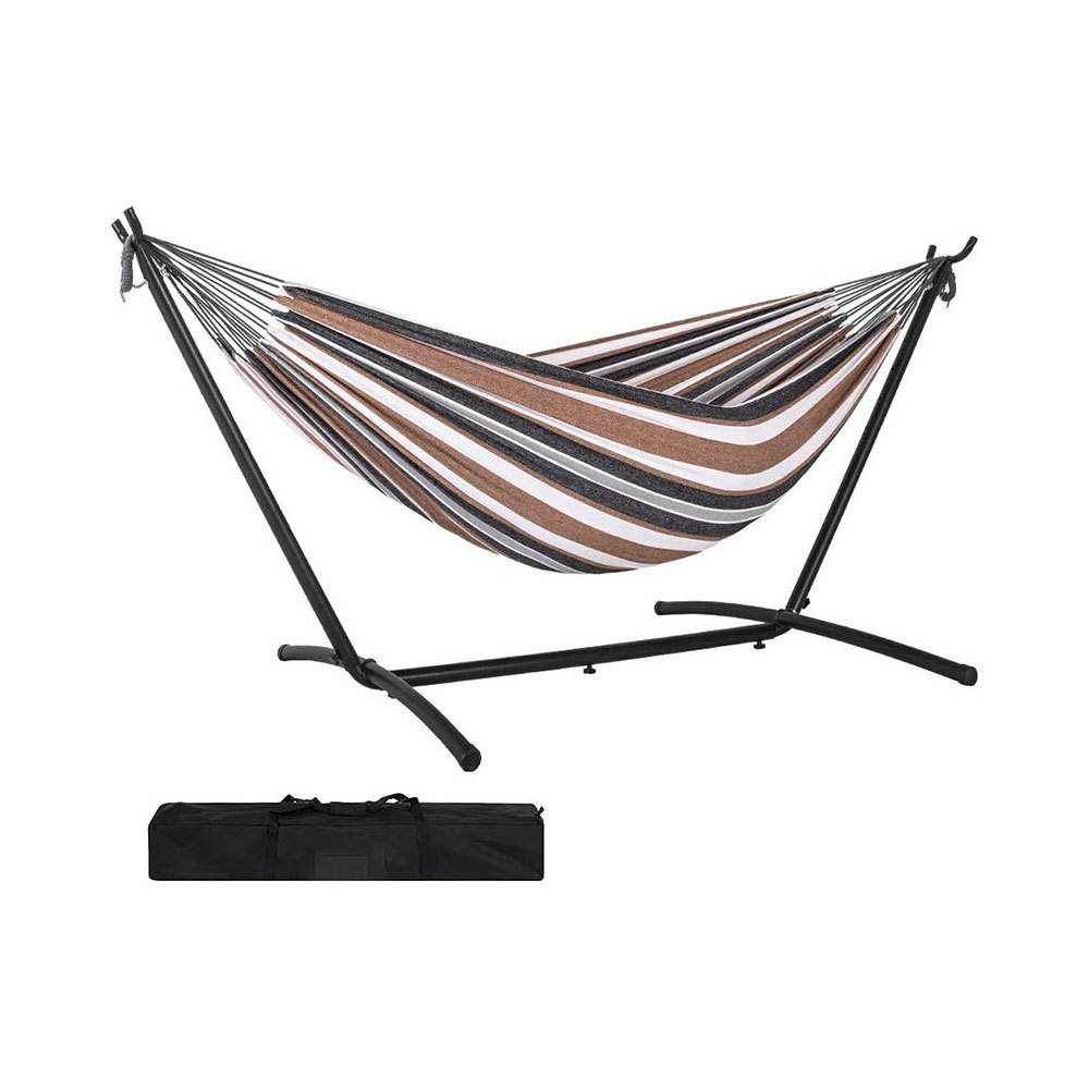 Outdoor Family Large Double Swing Bed Hammock With Metal Stand