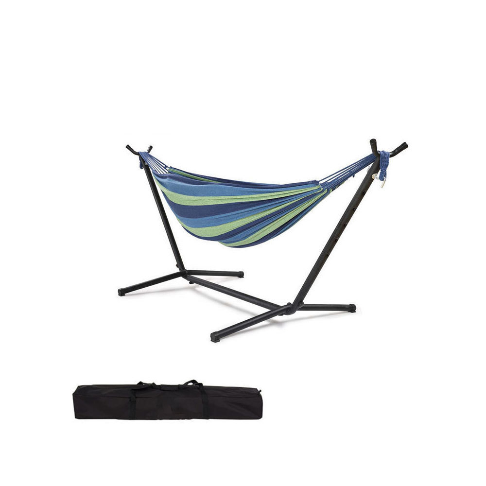 Outdoor Family Large Double Swing Bed Hammock With Metal Stand