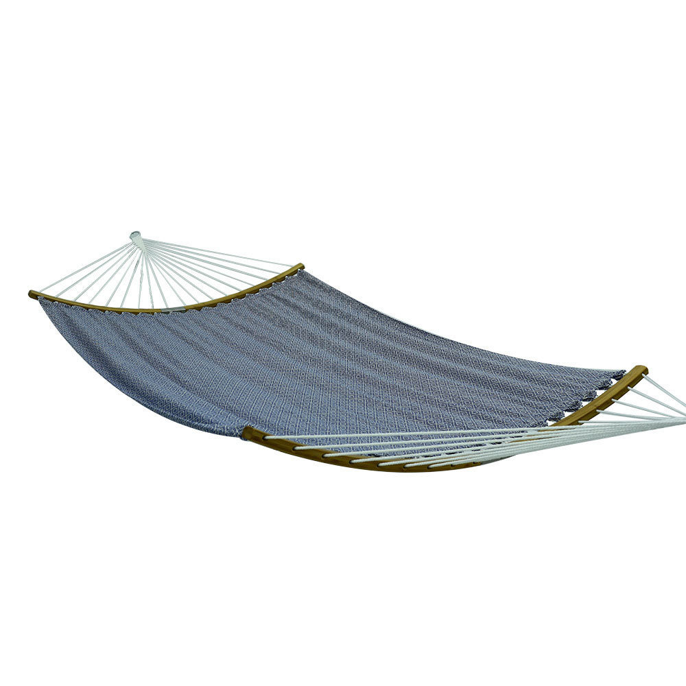 Hammocks Double Hammock with Curved Spreader Bar Outdoor Portable Hammock with Carrying Bag for Patio Backyard Balcony