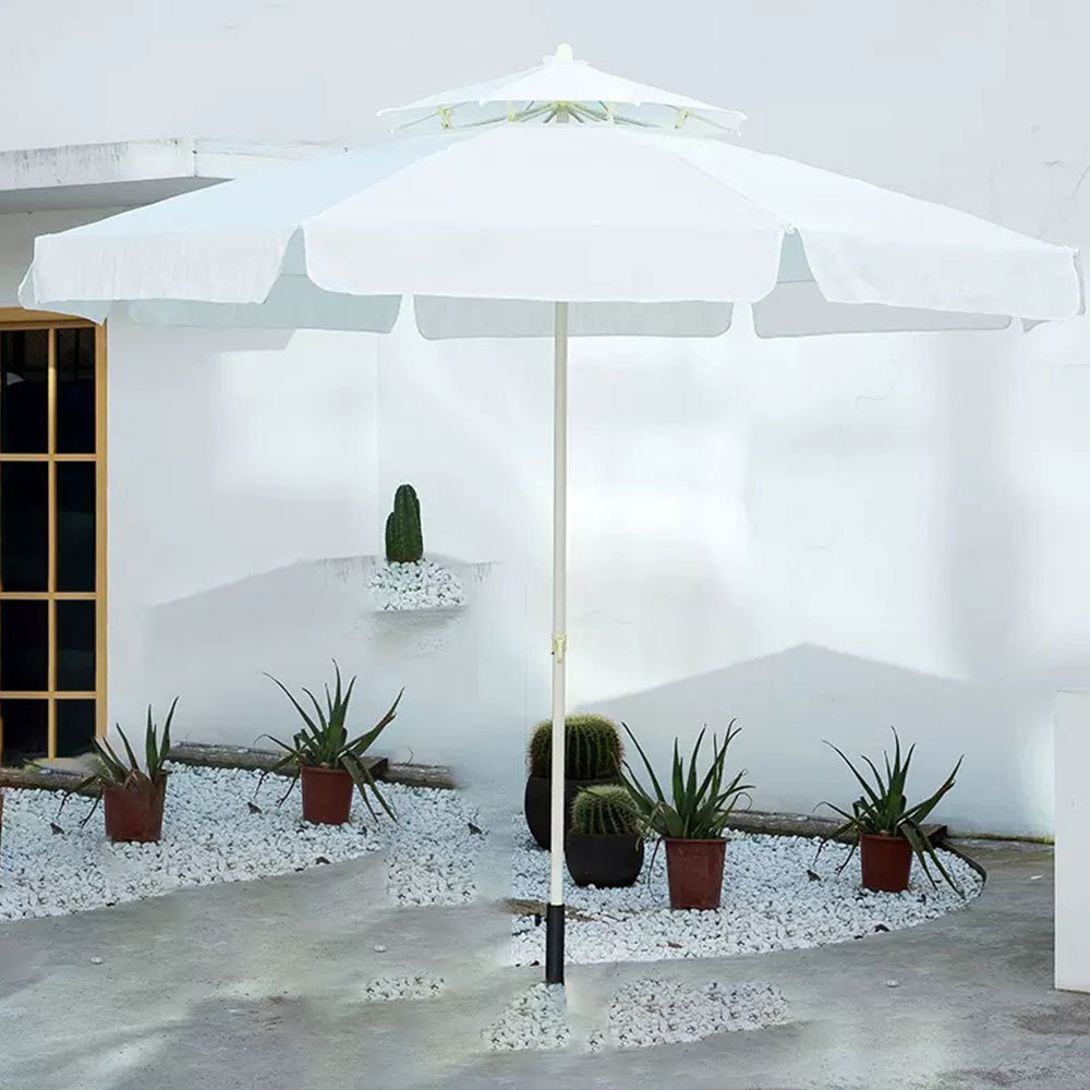 Outdoor Sun Modern Garden Umbrella Black Waterproof Sunscreen Outdoor Sunshade Cantilever Patio Umbrella