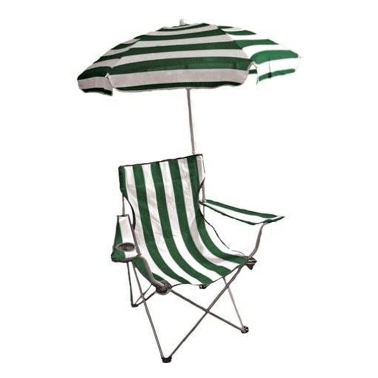 chaise de plage Beach Chair Cannopy Fold up Kids Folding Picnic Beach Camping Chair with Umbrella