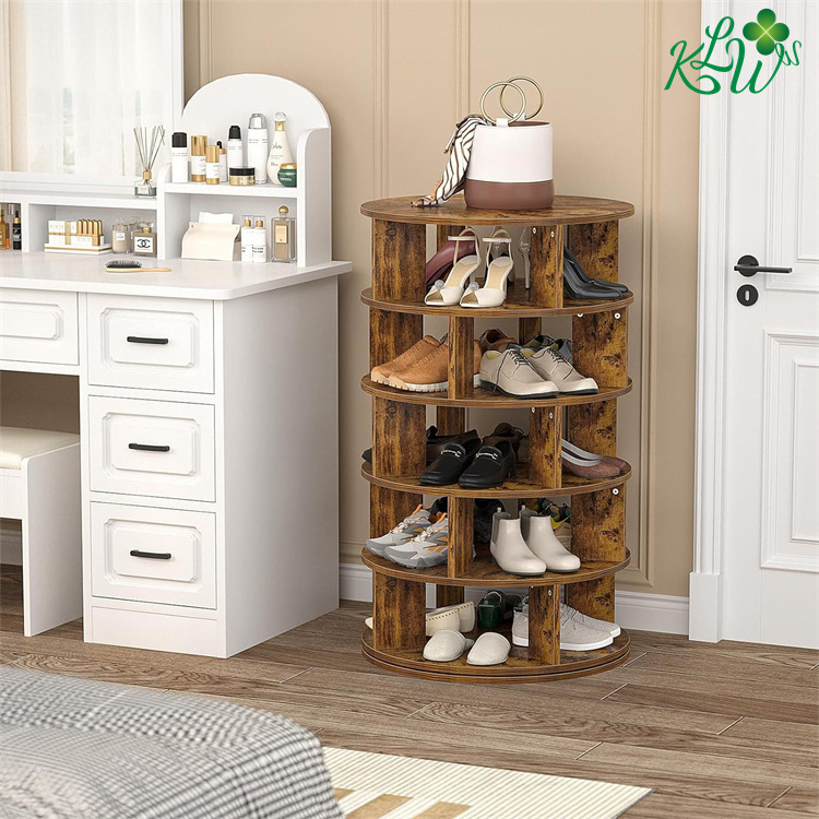 Perfect Flexible Combination Small Spaces Round Shoe Rack