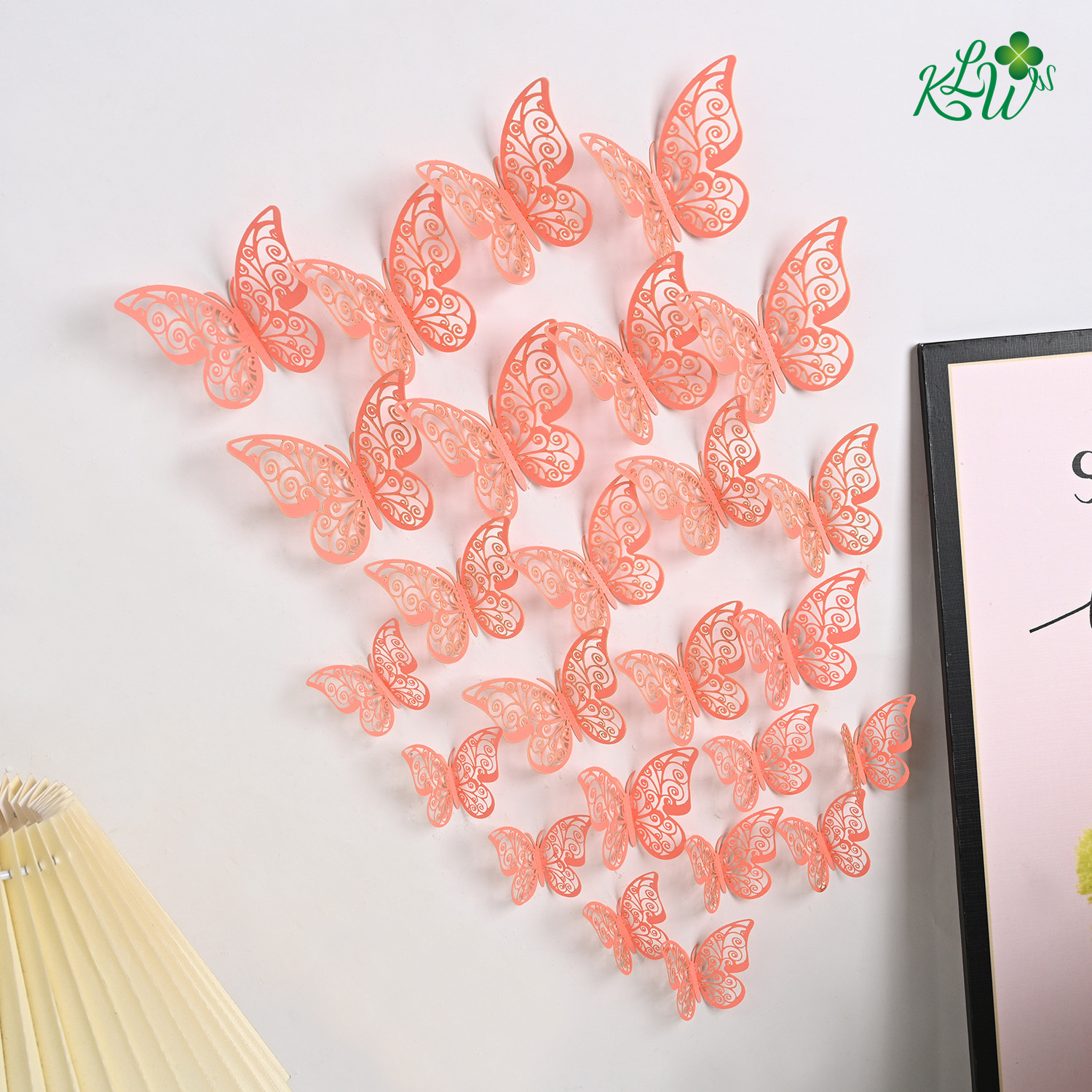 12Pcs/Set Simulation 3D Butterfly Wall Stickers Home Decor Wall Stickers Home Decoration Wall Art Decor