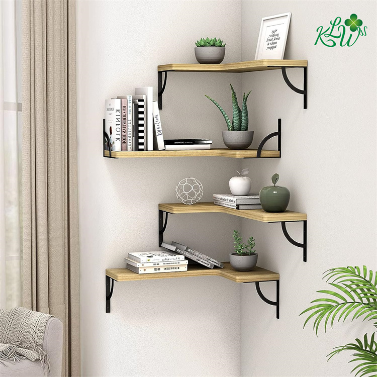 In Stock Limited Wooden Floating Shelves For Wall Corner