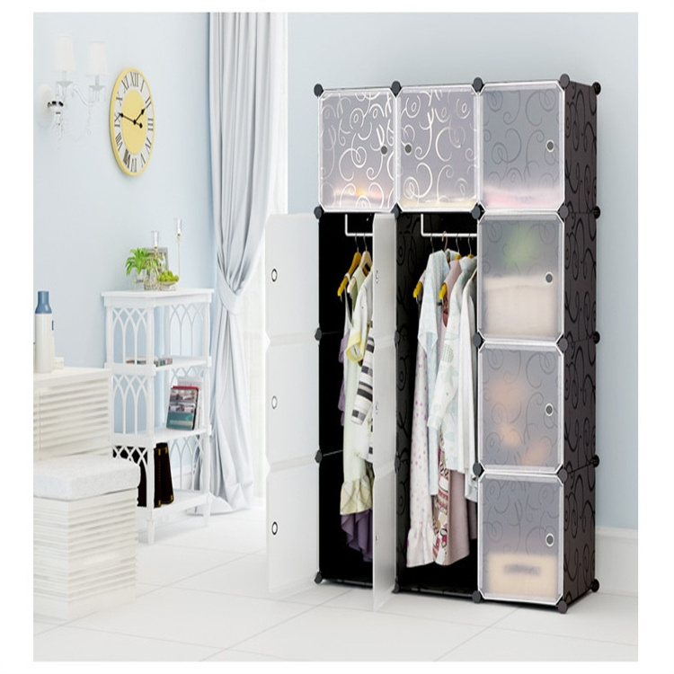 Bedroom Diy Size Cheap Baby Couple Clothes Wardrobes Clothing Storage Closet Storage & Organization Plastic Almirah