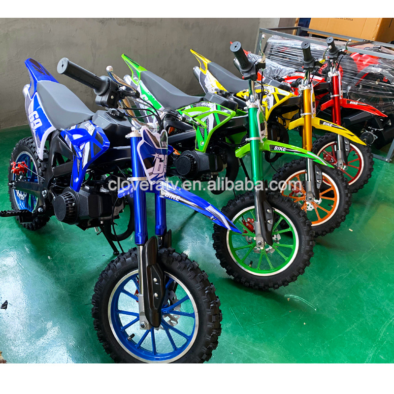 Gasoline Powered Electric Start 49CC Mini Motorcycle 50CC Dirt Bike for Kids