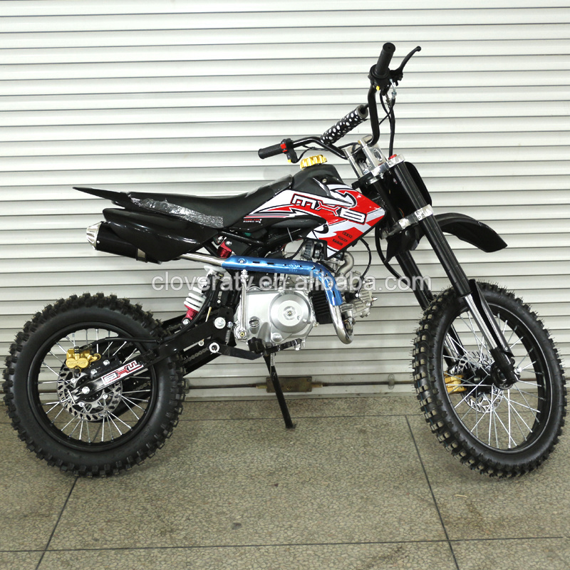 CE Kick Start Motorcycle 125CC Dirt Bike with 17 14 inch Offroad Big Wheel