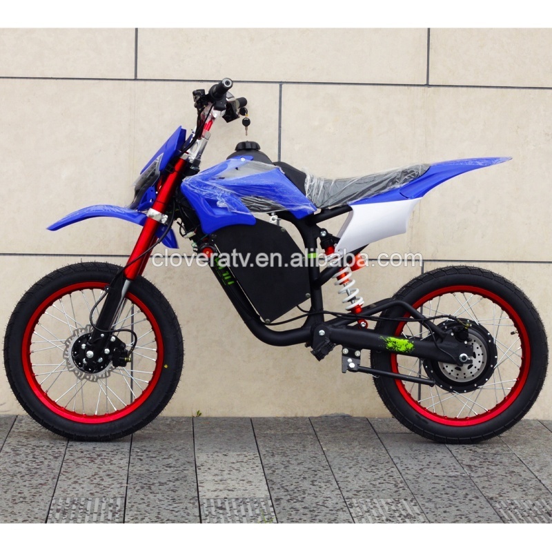 60V 1000W Electric Pit Bike Motocross with Aluminum Alloy Frame