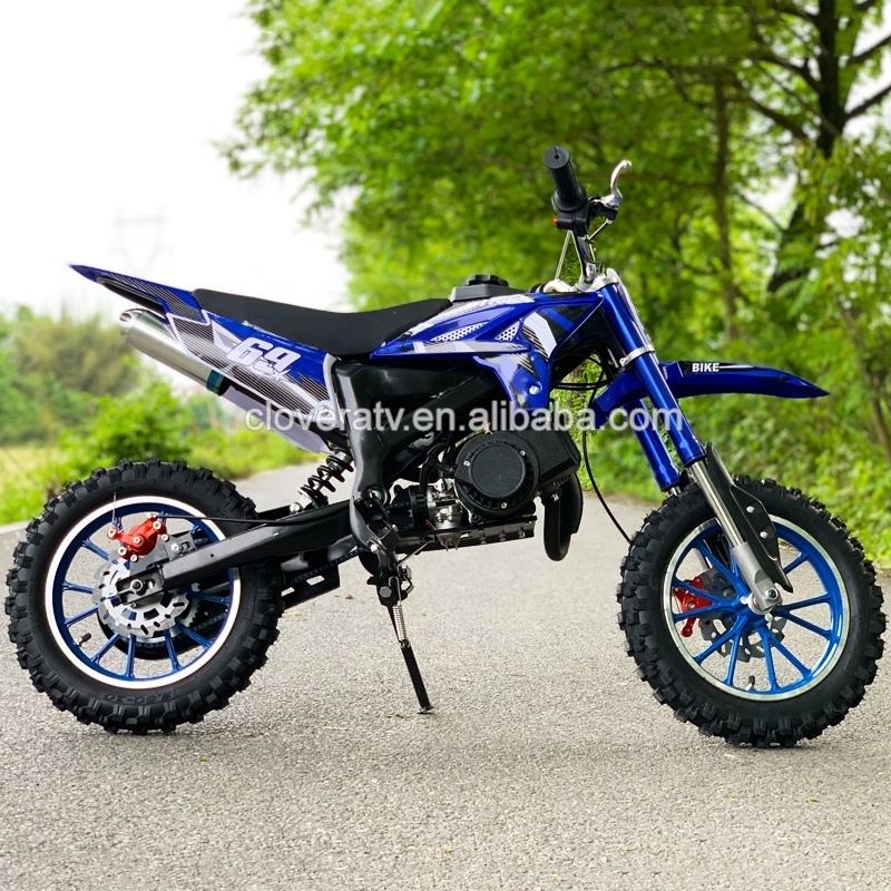 Gasoline Pull Start 2 Stroke Motor Cross 50CC Mini Dirt Bike 49CC