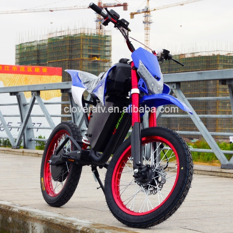 60V 1000W Electric Pit Bike Motocross with Aluminum Alloy Frame