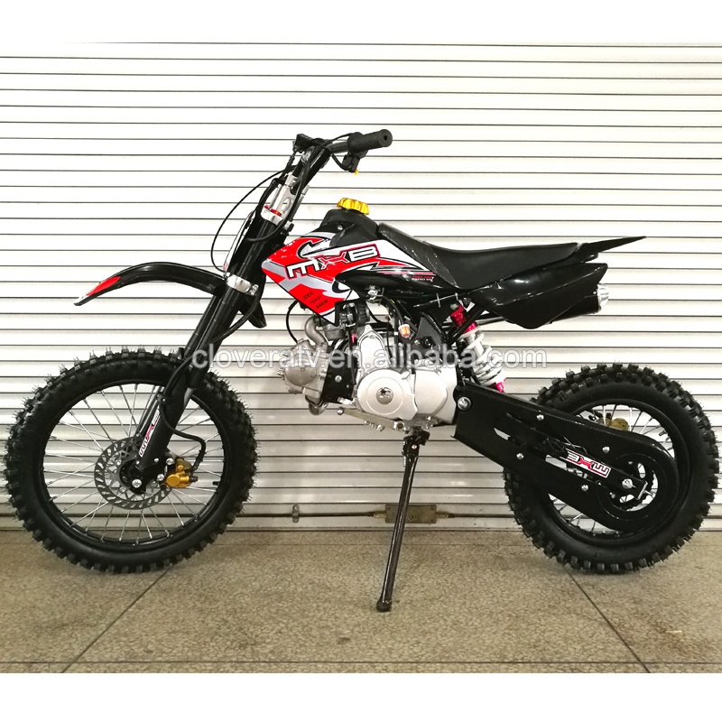 CE Kick Start Motorcycle 125CC Dirt Bike with 17 14 inch Offroad Big Wheel