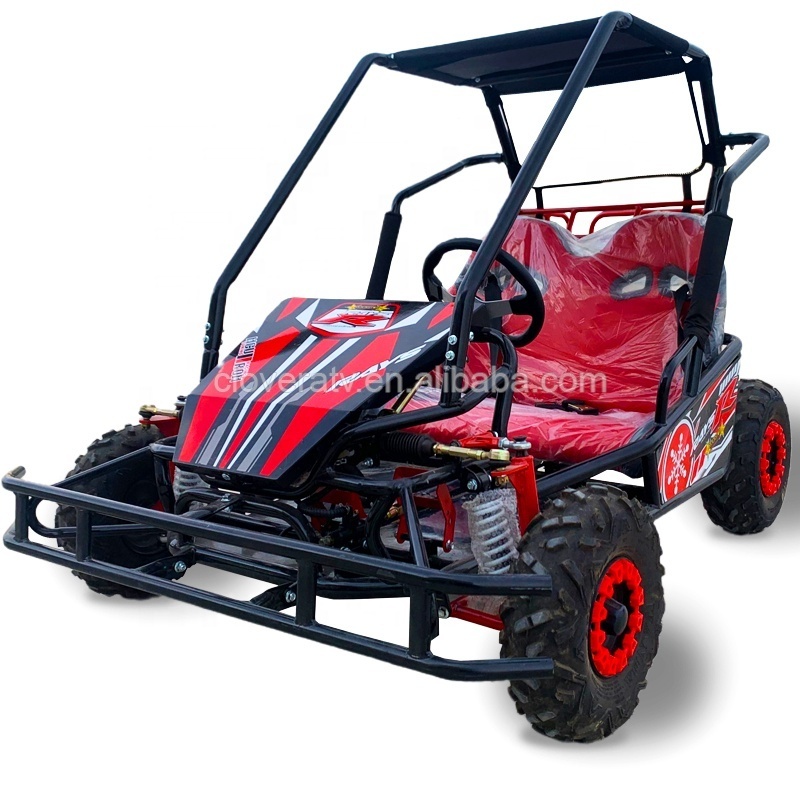 Cheap Electric Powerful 2 Seat 4 Stroke Go Cart Off Road 48V Buggy 500W Go Kart for Adults