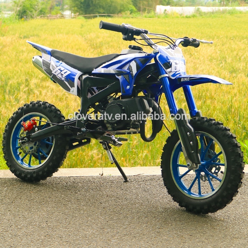 Gasoline Pull Start 2 Stroke Motor Cross 50CC Mini Dirt Bike 49CC