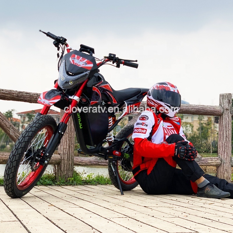 High Quality Lithium Battery Pit Bike 20Ah 72V 2000W Electric Motocross Bike