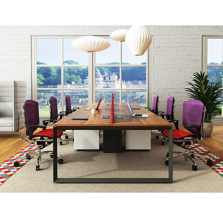 Office Workstiton Table Metal Frame Leg Fabric Desk Screen E1 Grade Desktop Office Desks